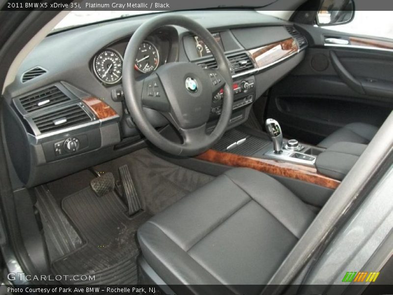 Platinum Gray Metallic / Black 2011 BMW X5 xDrive 35i