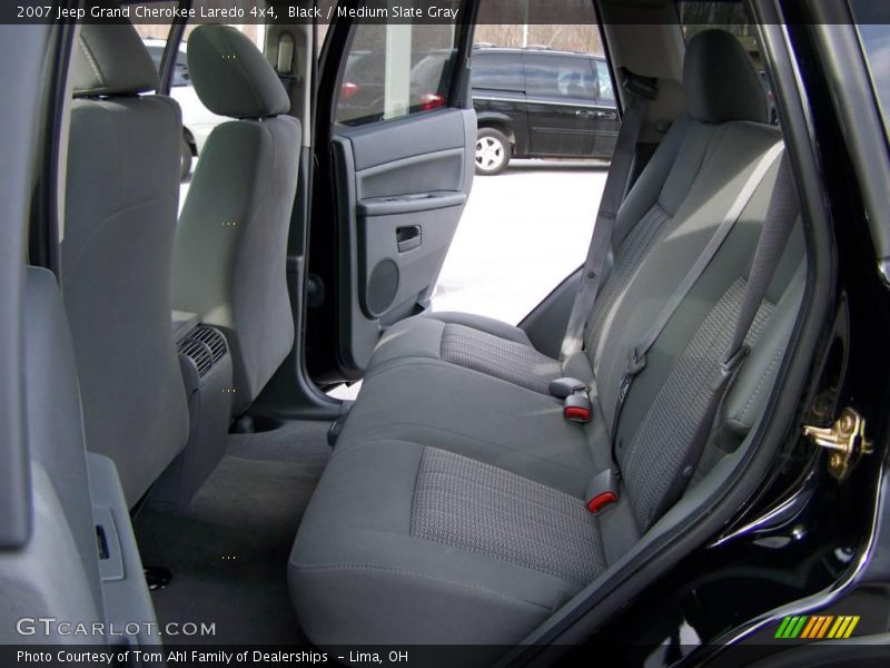 Black / Medium Slate Gray 2007 Jeep Grand Cherokee Laredo 4x4
