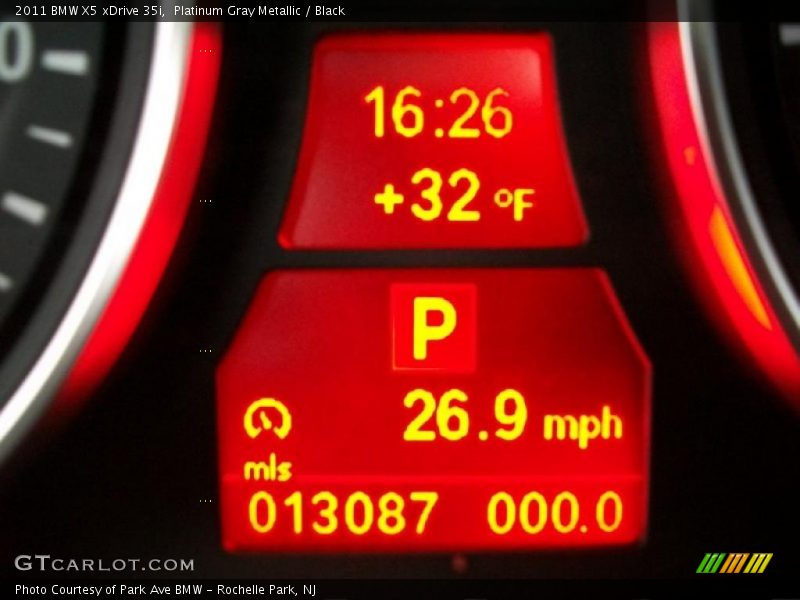 Platinum Gray Metallic / Black 2011 BMW X5 xDrive 35i