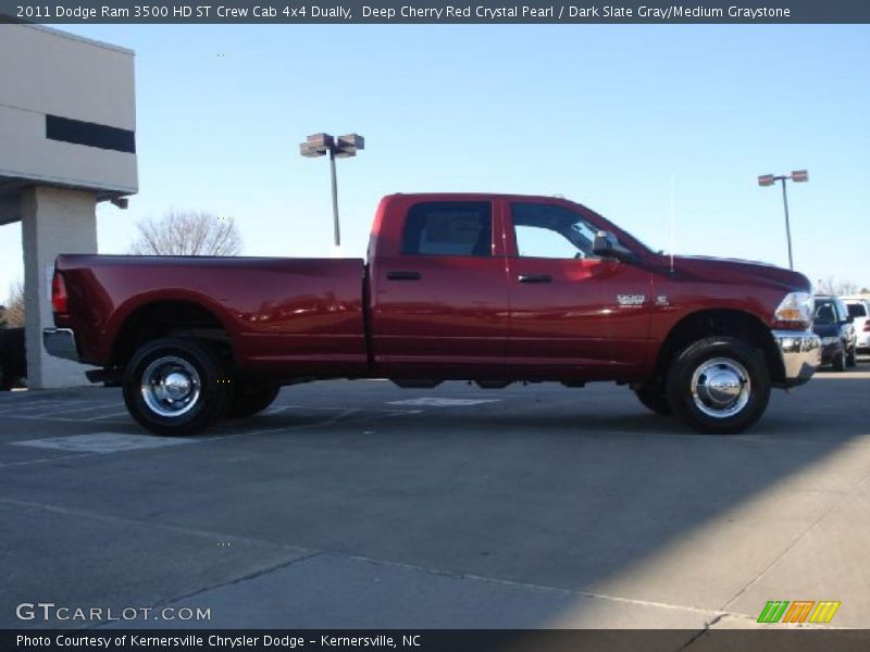 Deep Cherry Red Crystal Pearl / Dark Slate Gray/Medium Graystone 2011 Dodge Ram 3500 HD ST Crew Cab 4x4 Dually