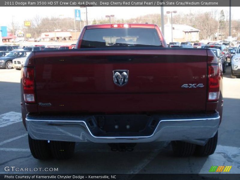 Deep Cherry Red Crystal Pearl / Dark Slate Gray/Medium Graystone 2011 Dodge Ram 3500 HD ST Crew Cab 4x4 Dually