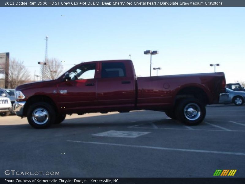 Deep Cherry Red Crystal Pearl / Dark Slate Gray/Medium Graystone 2011 Dodge Ram 3500 HD ST Crew Cab 4x4 Dually