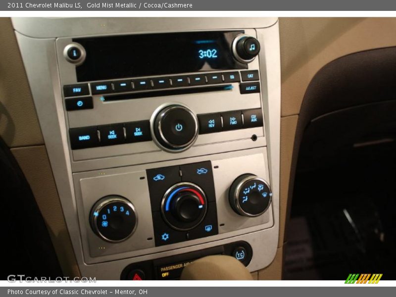 Gold Mist Metallic / Cocoa/Cashmere 2011 Chevrolet Malibu LS