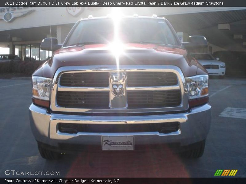 Deep Cherry Red Crystal Pearl / Dark Slate Gray/Medium Graystone 2011 Dodge Ram 3500 HD ST Crew Cab 4x4 Dually