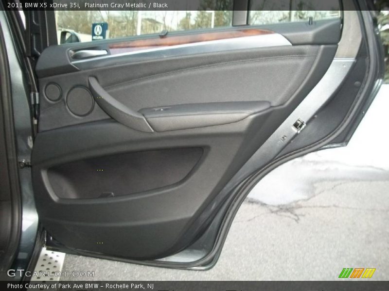 Platinum Gray Metallic / Black 2011 BMW X5 xDrive 35i