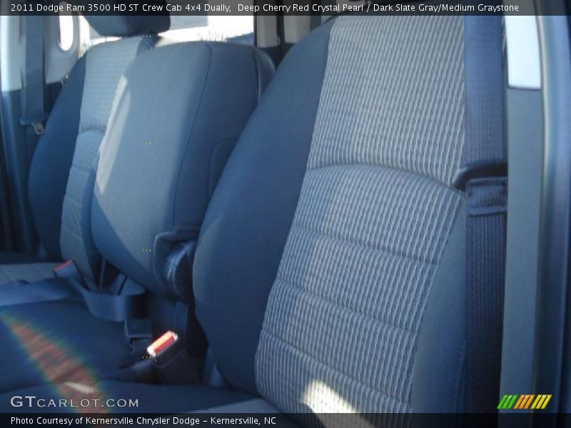 Deep Cherry Red Crystal Pearl / Dark Slate Gray/Medium Graystone 2011 Dodge Ram 3500 HD ST Crew Cab 4x4 Dually