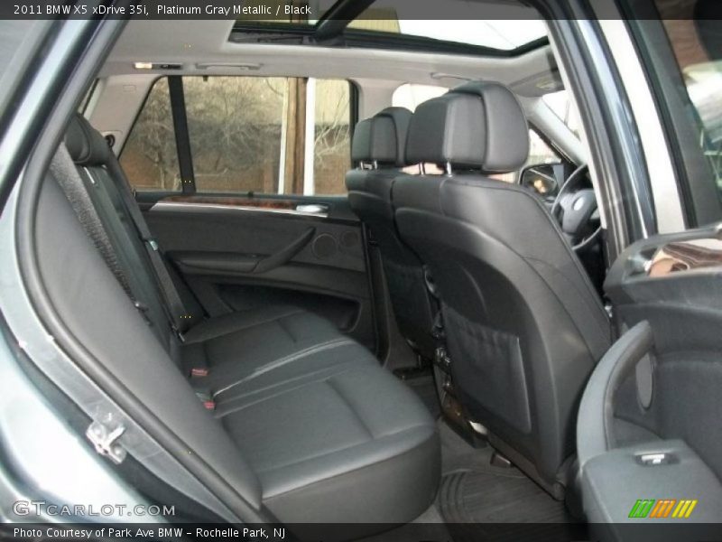 Platinum Gray Metallic / Black 2011 BMW X5 xDrive 35i