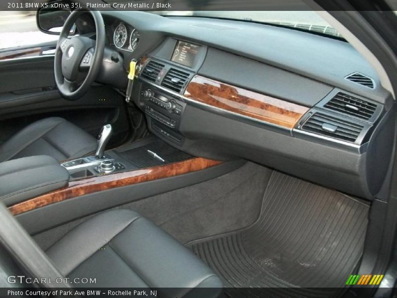 Platinum Gray Metallic / Black 2011 BMW X5 xDrive 35i