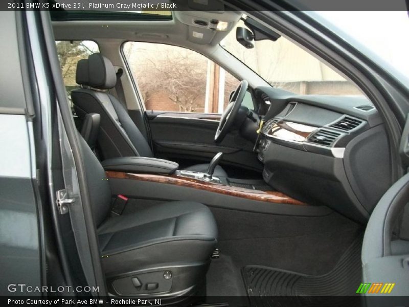 Platinum Gray Metallic / Black 2011 BMW X5 xDrive 35i