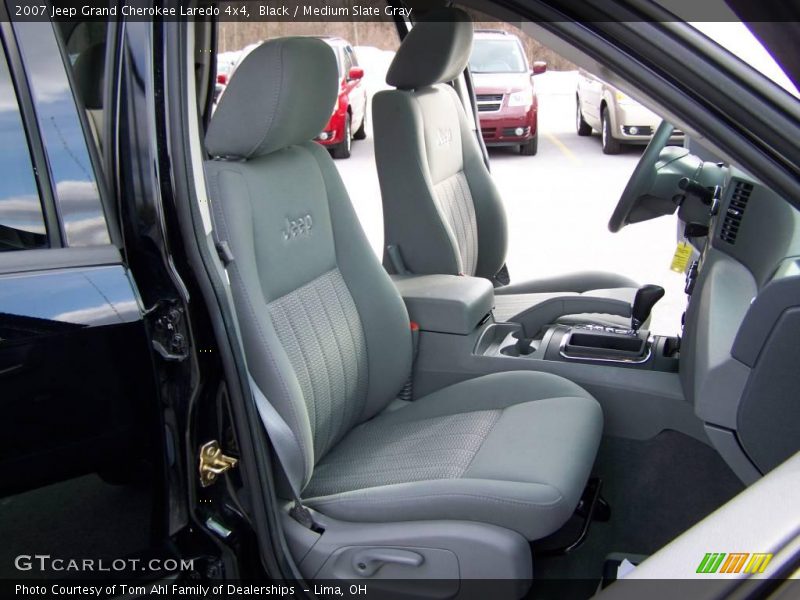 Black / Medium Slate Gray 2007 Jeep Grand Cherokee Laredo 4x4