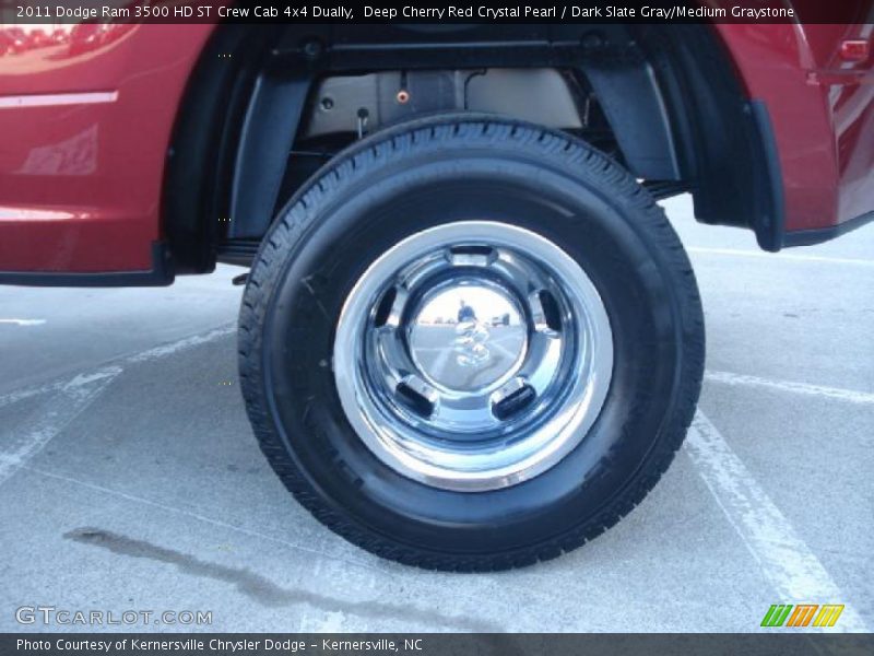 Deep Cherry Red Crystal Pearl / Dark Slate Gray/Medium Graystone 2011 Dodge Ram 3500 HD ST Crew Cab 4x4 Dually