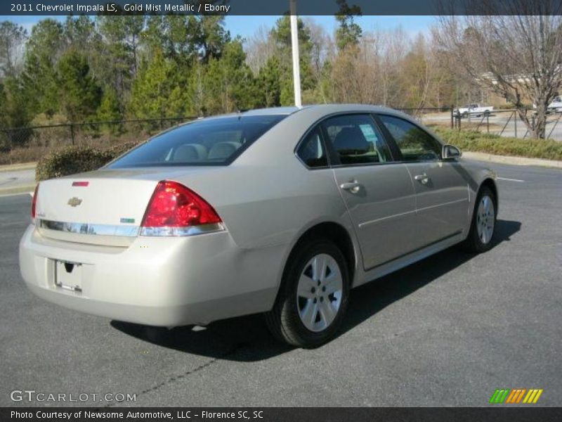Gold Mist Metallic / Ebony 2011 Chevrolet Impala LS
