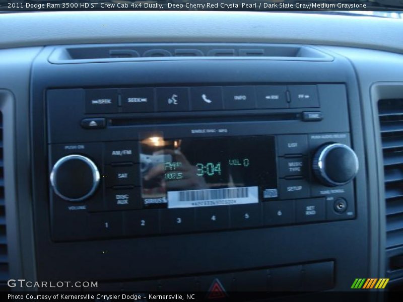Deep Cherry Red Crystal Pearl / Dark Slate Gray/Medium Graystone 2011 Dodge Ram 3500 HD ST Crew Cab 4x4 Dually
