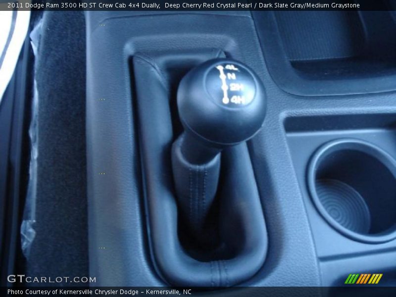 Deep Cherry Red Crystal Pearl / Dark Slate Gray/Medium Graystone 2011 Dodge Ram 3500 HD ST Crew Cab 4x4 Dually