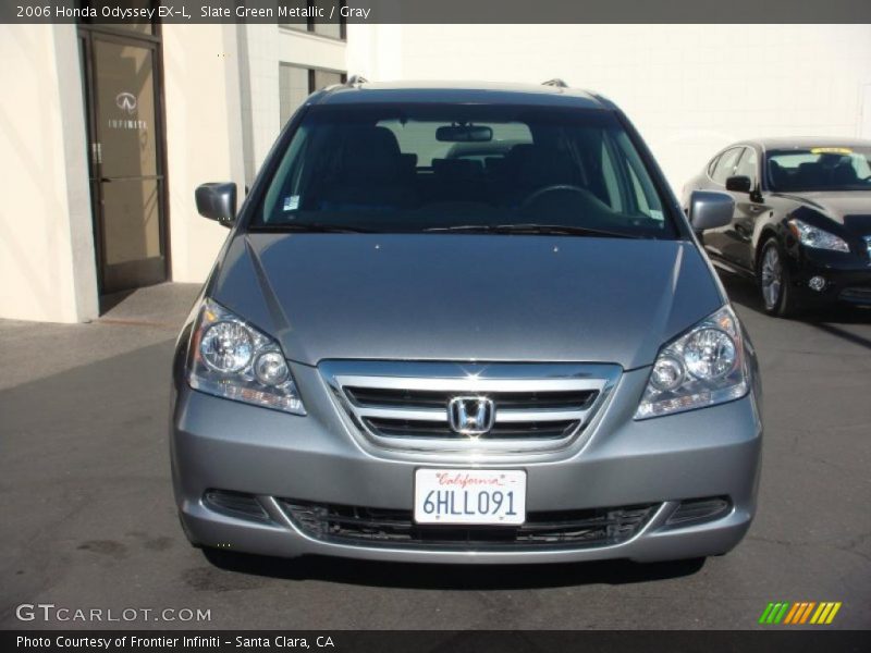 Slate Green Metallic / Gray 2006 Honda Odyssey EX-L