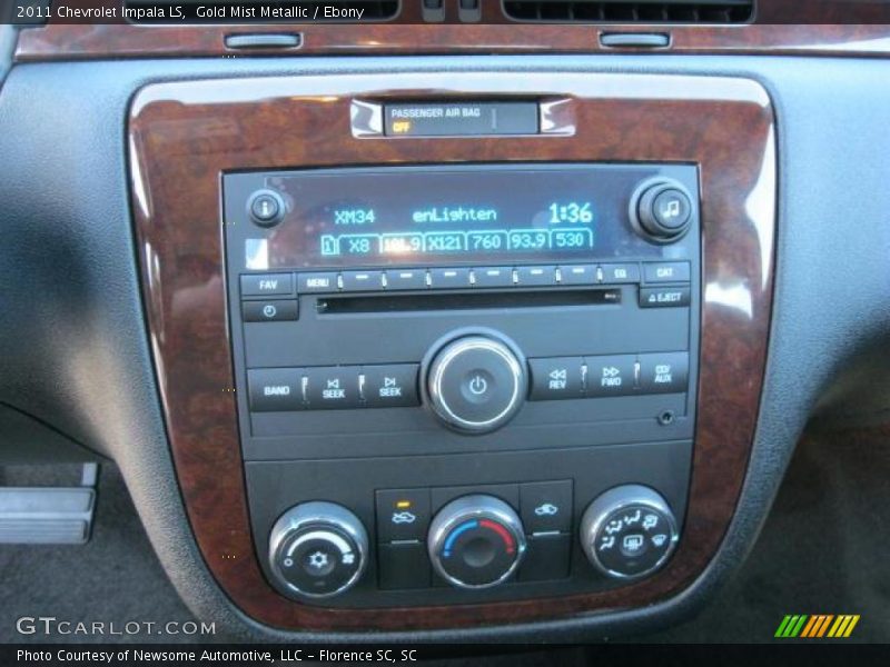 Gold Mist Metallic / Ebony 2011 Chevrolet Impala LS