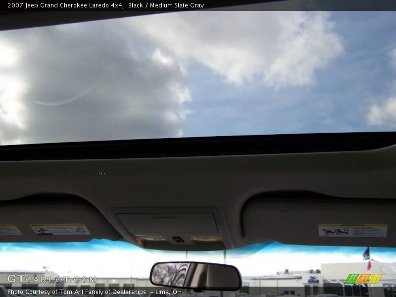 Black / Medium Slate Gray 2007 Jeep Grand Cherokee Laredo 4x4