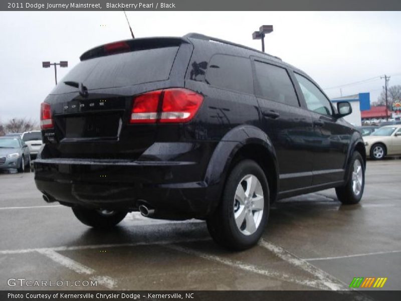 Blackberry Pearl / Black 2011 Dodge Journey Mainstreet
