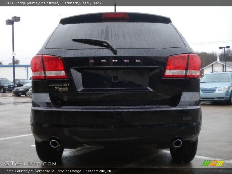 Blackberry Pearl / Black 2011 Dodge Journey Mainstreet