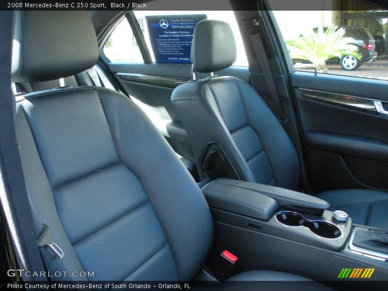 Black / Black 2008 Mercedes-Benz C 350 Sport