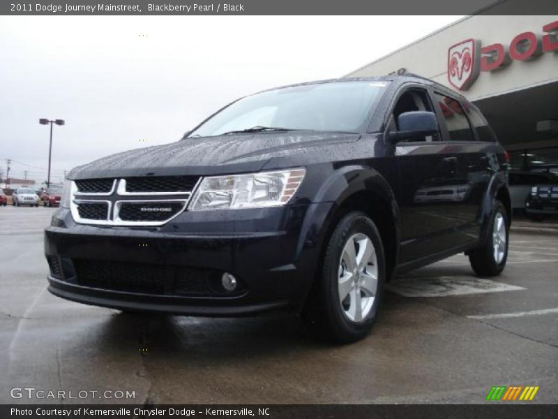 Blackberry Pearl / Black 2011 Dodge Journey Mainstreet