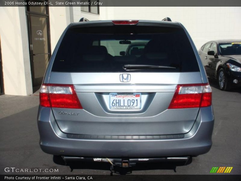 Slate Green Metallic / Gray 2006 Honda Odyssey EX-L