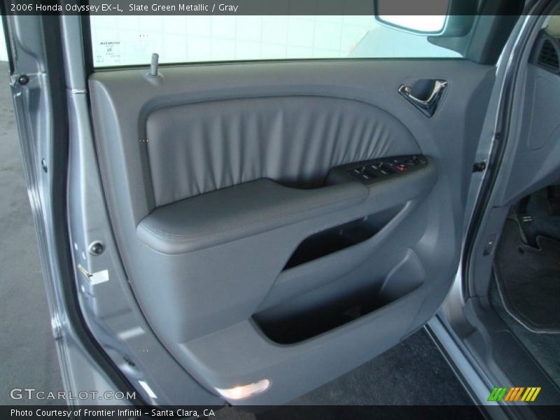 Slate Green Metallic / Gray 2006 Honda Odyssey EX-L
