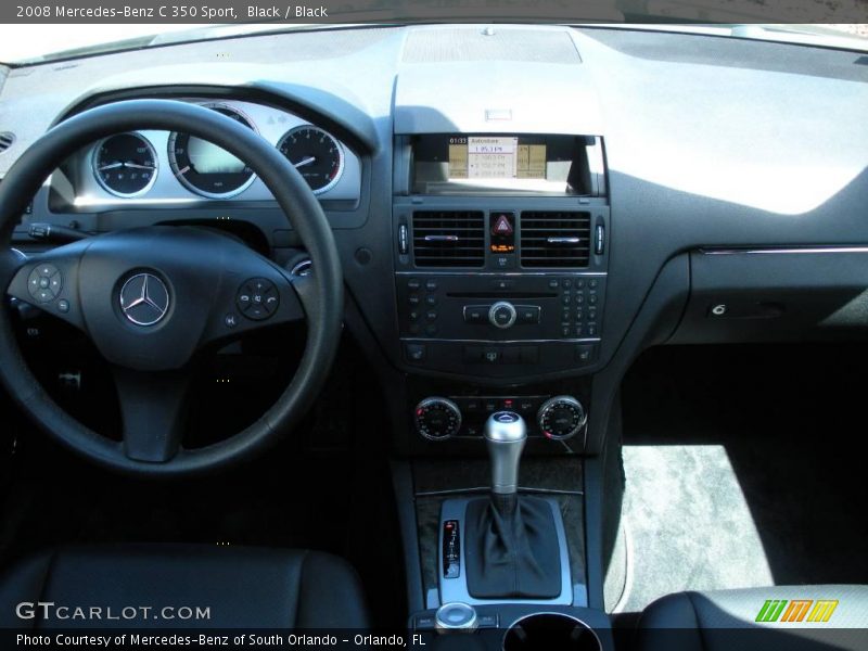 Black / Black 2008 Mercedes-Benz C 350 Sport