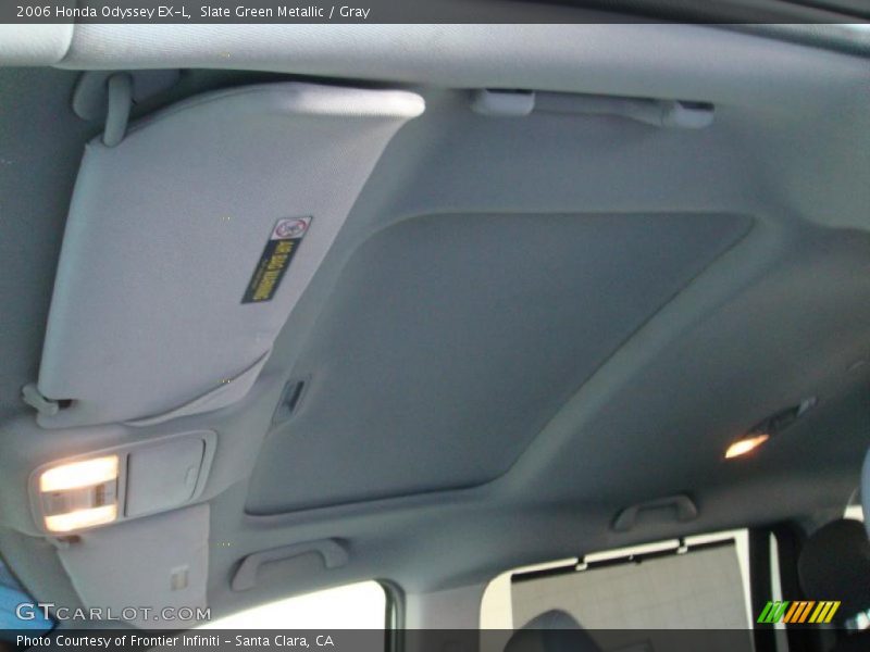 Slate Green Metallic / Gray 2006 Honda Odyssey EX-L