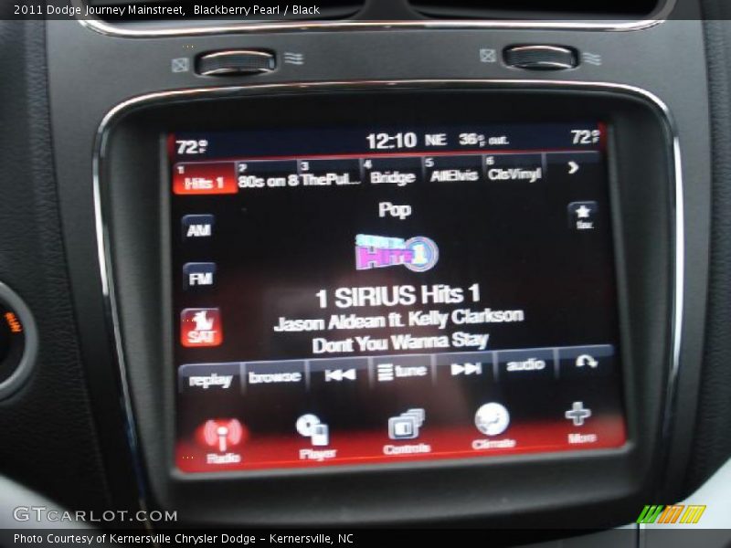 Blackberry Pearl / Black 2011 Dodge Journey Mainstreet