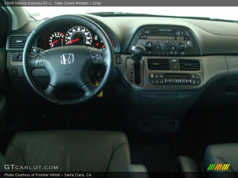 Slate Green Metallic / Gray 2006 Honda Odyssey EX-L