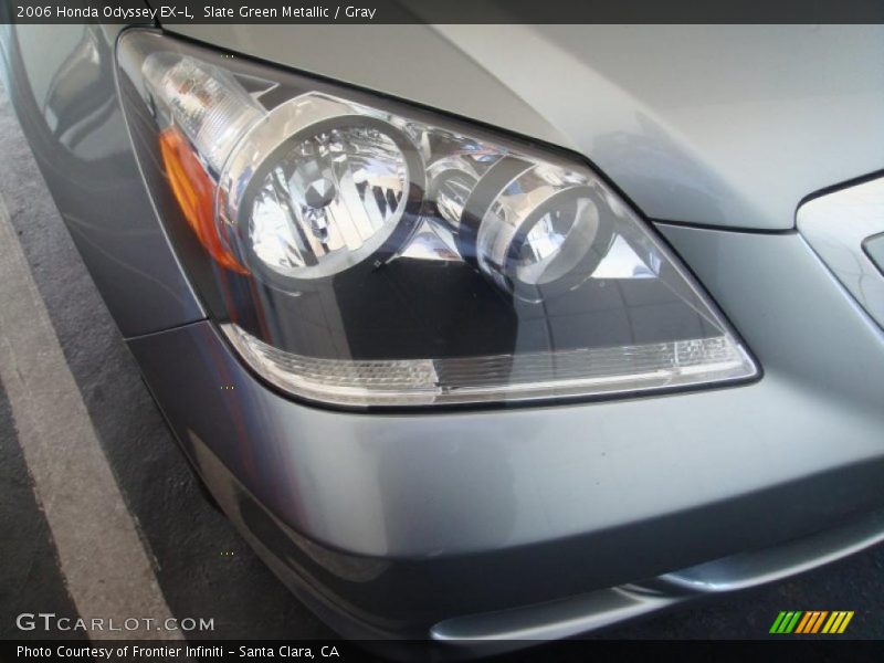 Slate Green Metallic / Gray 2006 Honda Odyssey EX-L
