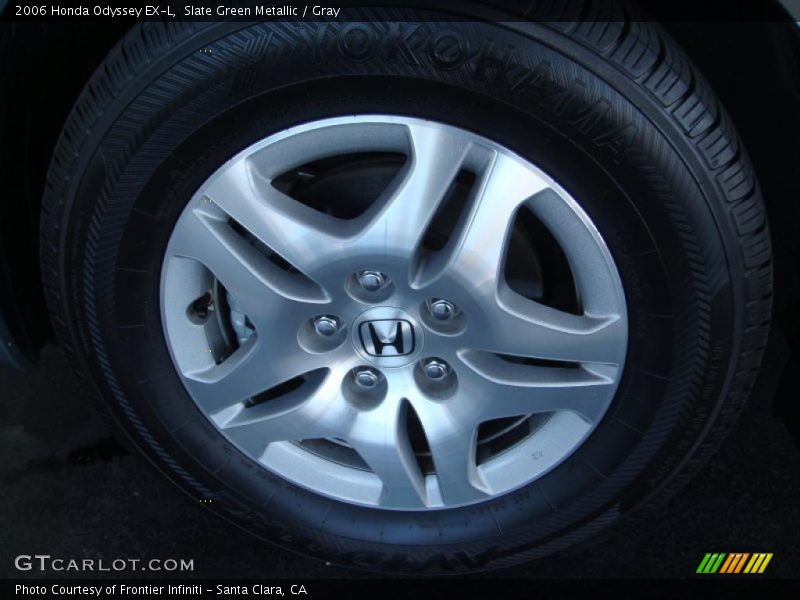Slate Green Metallic / Gray 2006 Honda Odyssey EX-L