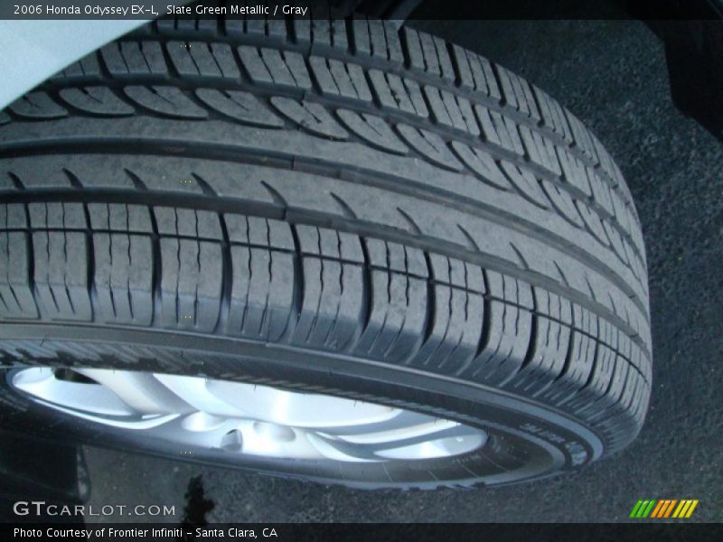 Slate Green Metallic / Gray 2006 Honda Odyssey EX-L