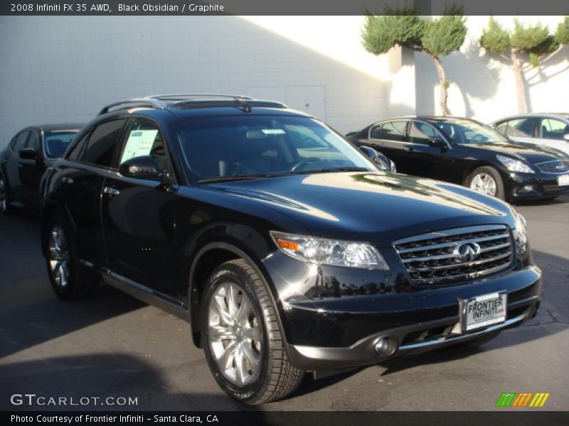 Black Obsidian / Graphite 2008 Infiniti FX 35 AWD