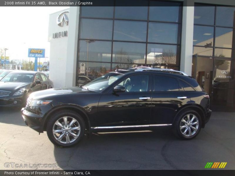 Black Obsidian / Graphite 2008 Infiniti FX 35 AWD
