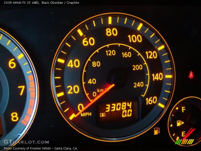 Black Obsidian / Graphite 2008 Infiniti FX 35 AWD