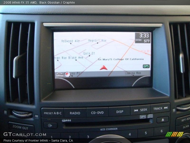 Black Obsidian / Graphite 2008 Infiniti FX 35 AWD