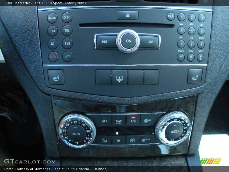 Black / Black 2008 Mercedes-Benz C 350 Sport