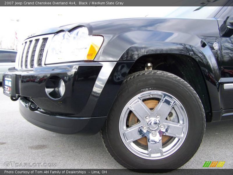 Black / Medium Slate Gray 2007 Jeep Grand Cherokee Overland 4x4