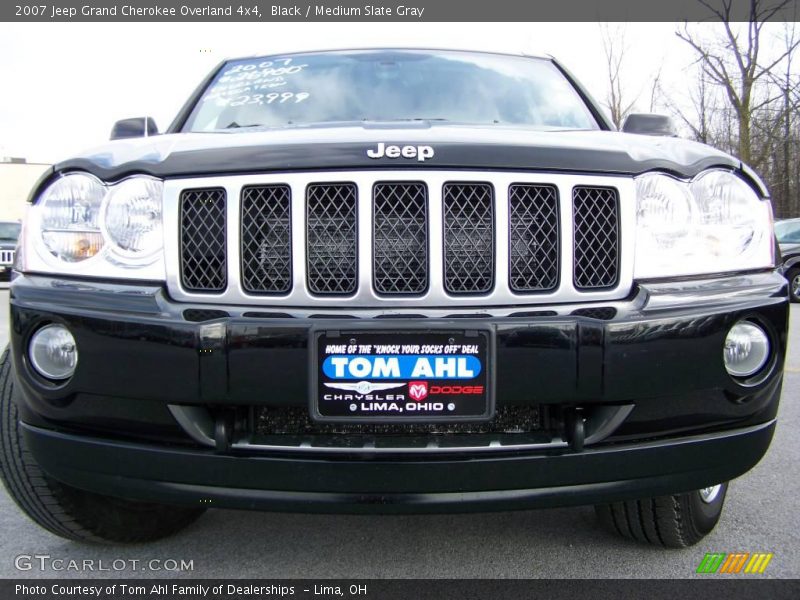 Black / Medium Slate Gray 2007 Jeep Grand Cherokee Overland 4x4