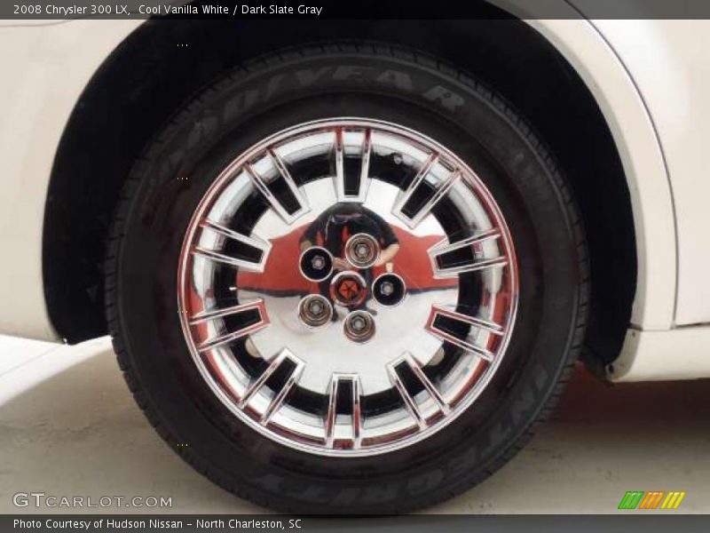 Cool Vanilla White / Dark Slate Gray 2008 Chrysler 300 LX