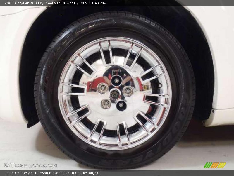 Cool Vanilla White / Dark Slate Gray 2008 Chrysler 300 LX
