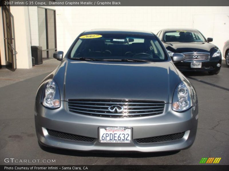 Diamond Graphite Metallic / Graphite Black 2007 Infiniti G 35 Coupe