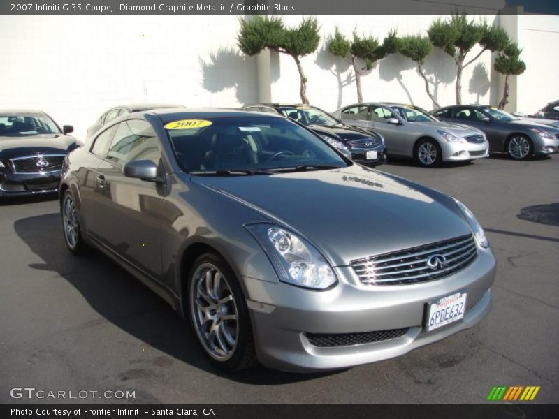 Diamond Graphite Metallic / Graphite Black 2007 Infiniti G 35 Coupe