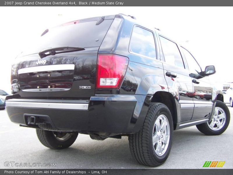 Black / Medium Slate Gray 2007 Jeep Grand Cherokee Overland 4x4