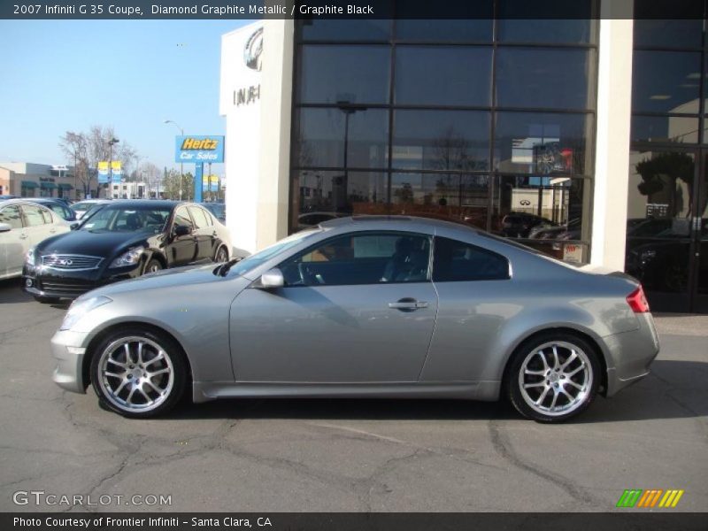 Diamond Graphite Metallic / Graphite Black 2007 Infiniti G 35 Coupe