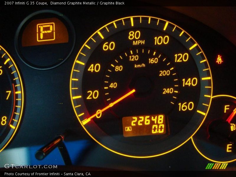 Diamond Graphite Metallic / Graphite Black 2007 Infiniti G 35 Coupe
