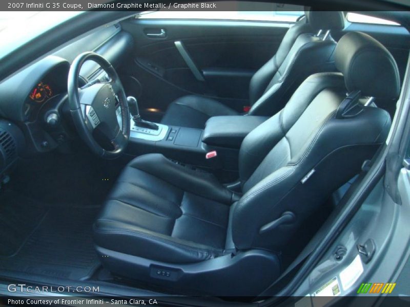 Diamond Graphite Metallic / Graphite Black 2007 Infiniti G 35 Coupe