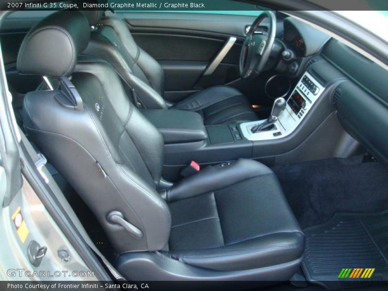 Diamond Graphite Metallic / Graphite Black 2007 Infiniti G 35 Coupe